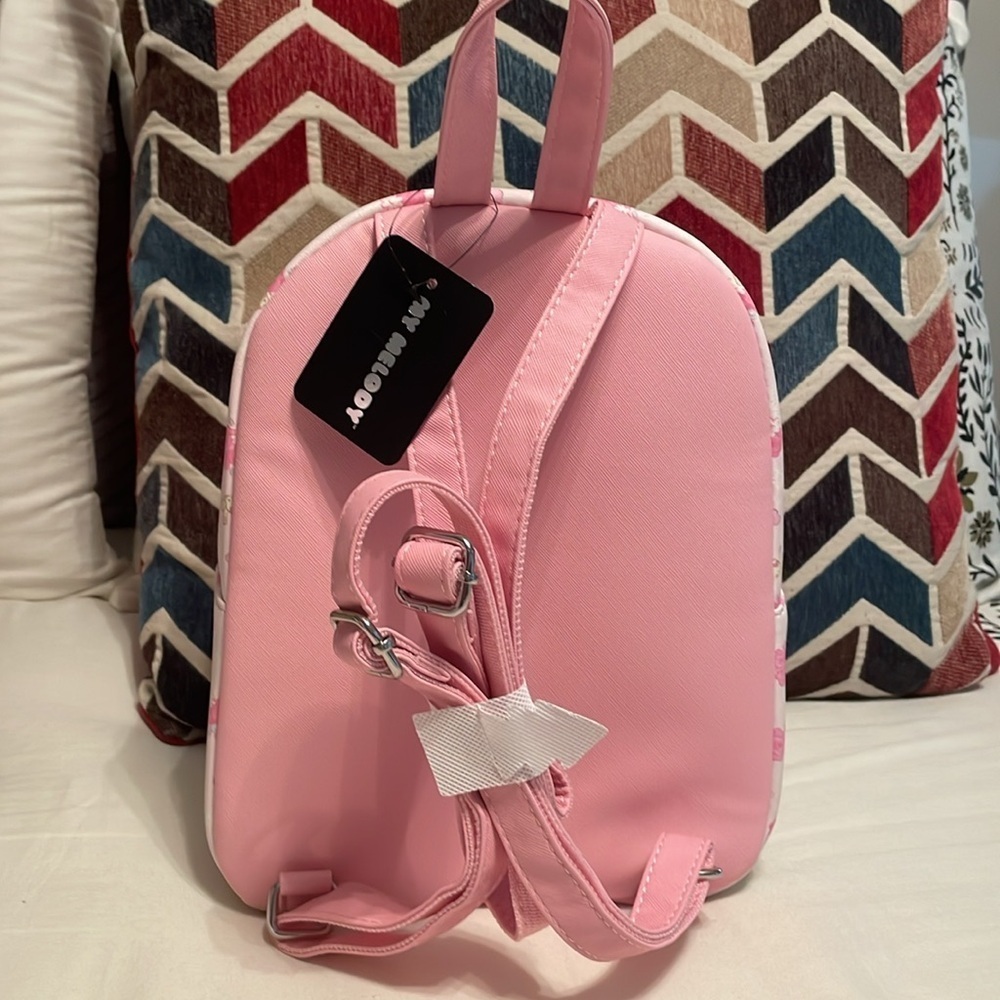 My Melody Bioworld Sanrio Pastel Rose Mini Backpack - Picture 6 of 16
